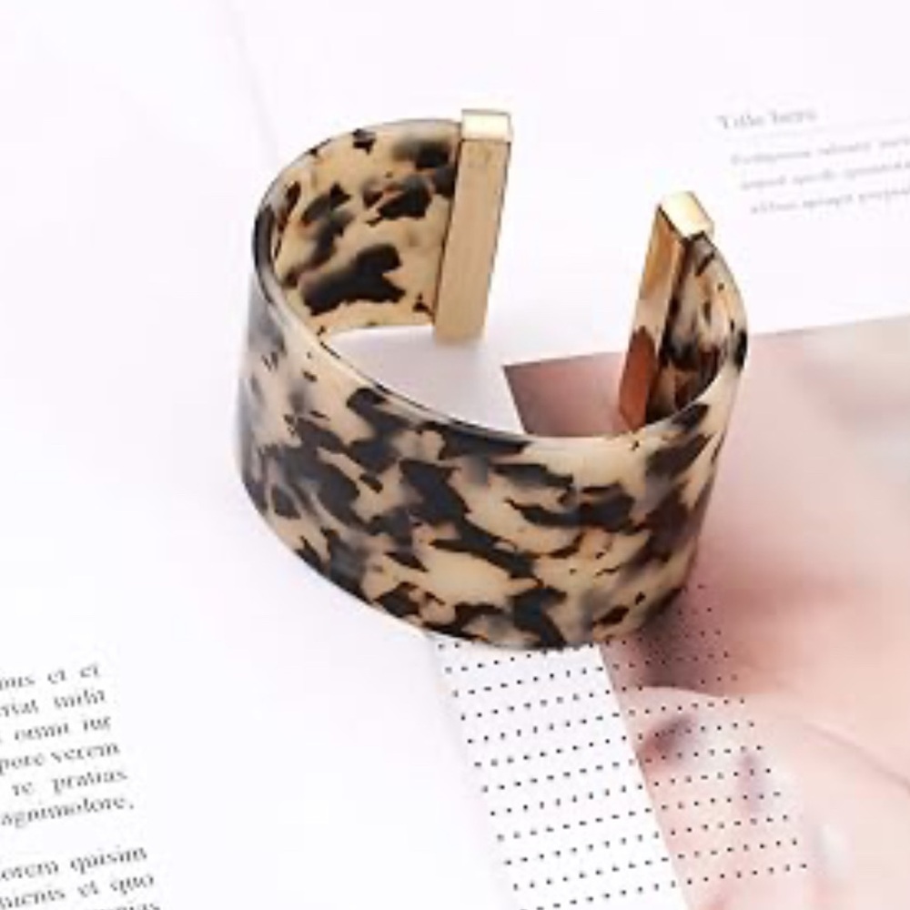 Tortoise Shell Cuff Bracelet